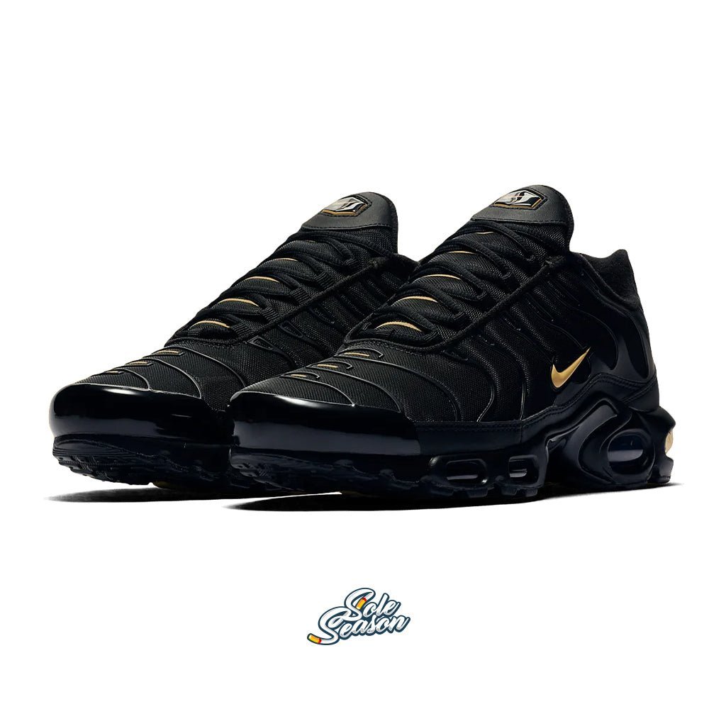 Nike tn gold and black online