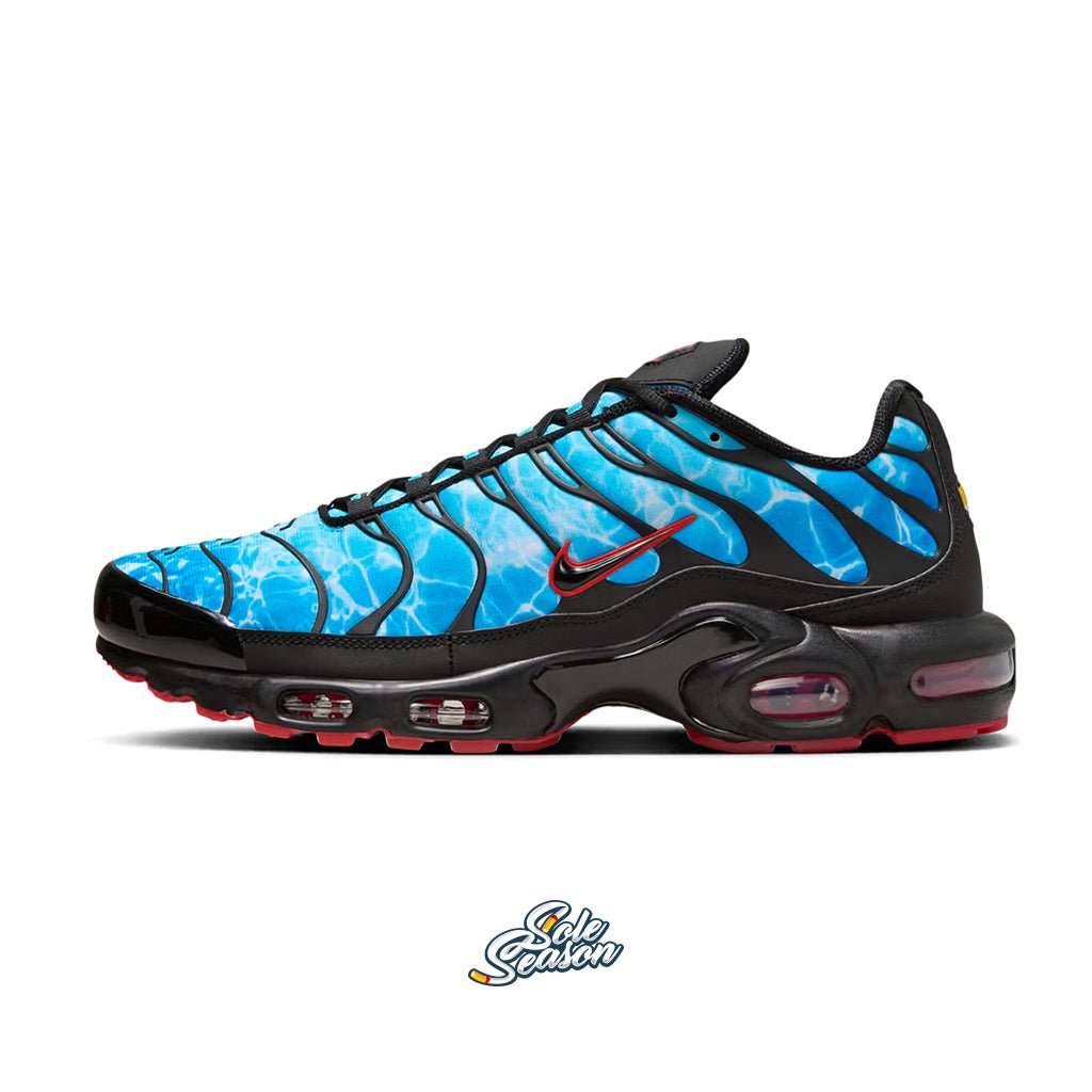blue Nike Tn - Shark Bites Shark Attack - hq3824-001 side