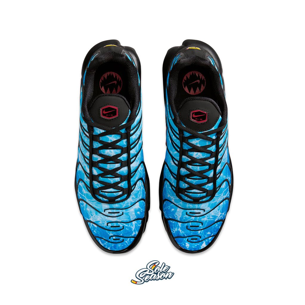 blue Nike Tn - Shark Bites Shark Attack - hq3824-001 top