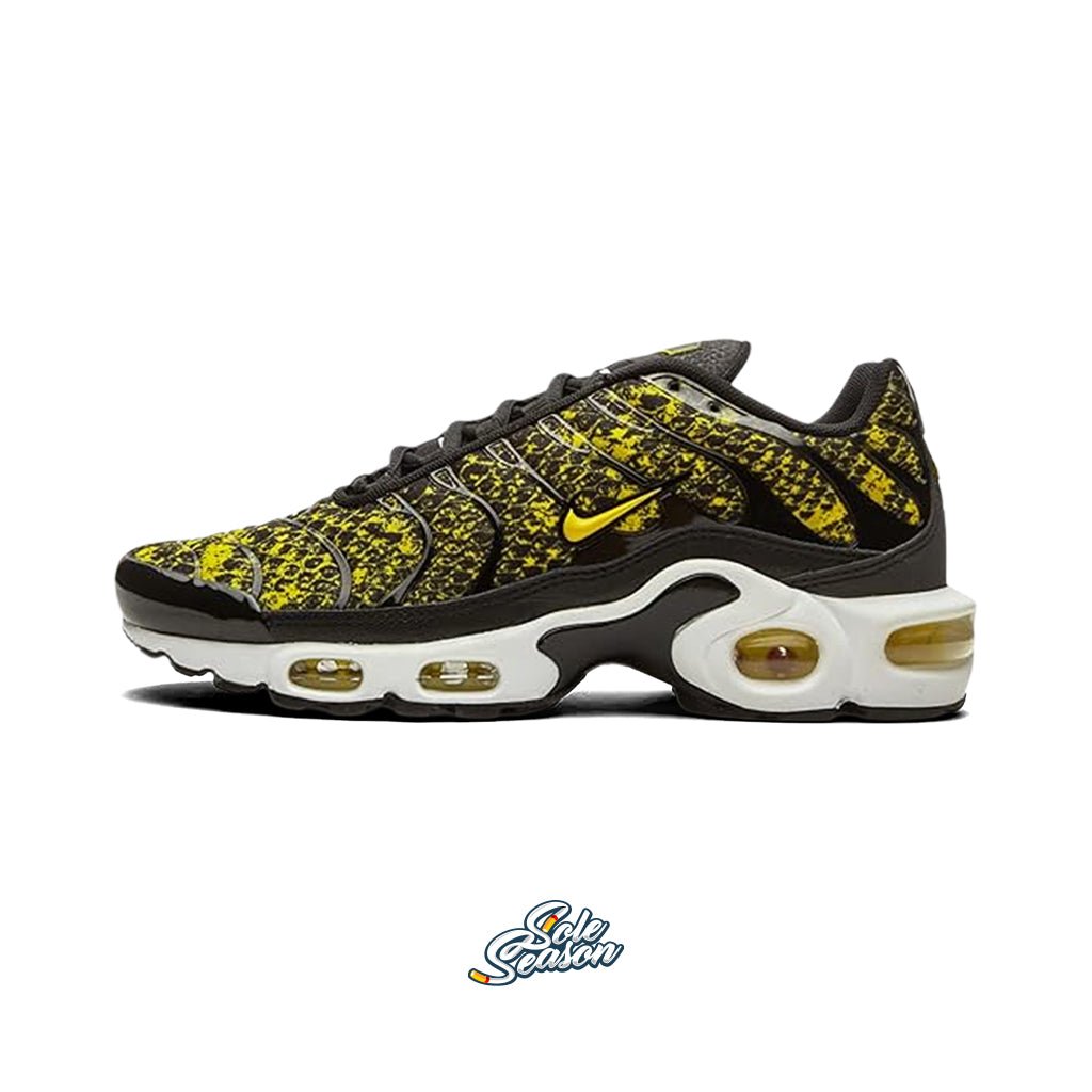 snakeskin nike tn yellow side