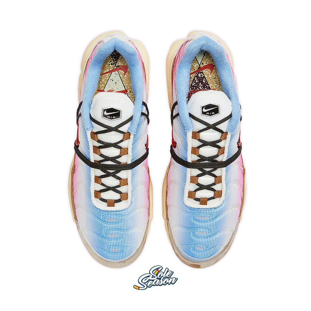 blue and pink nike tn