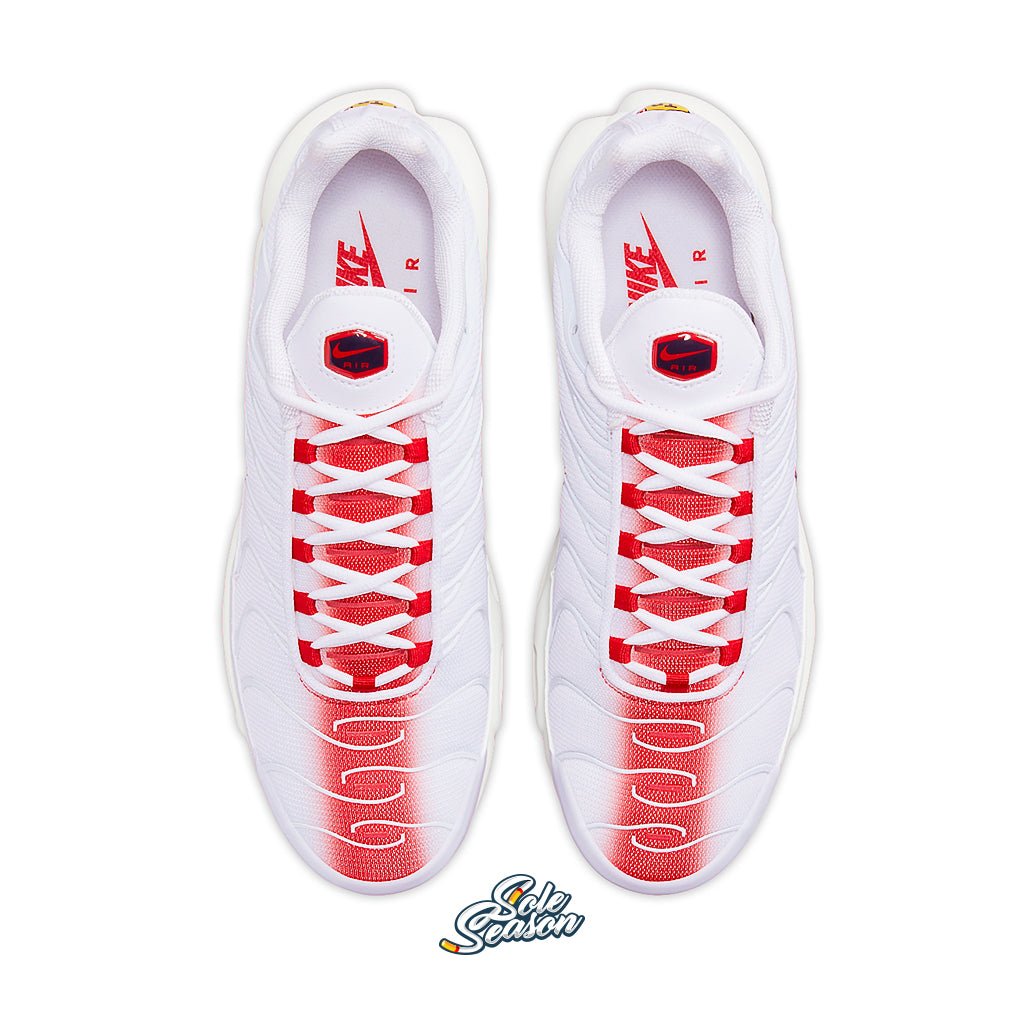 nike tn red and white