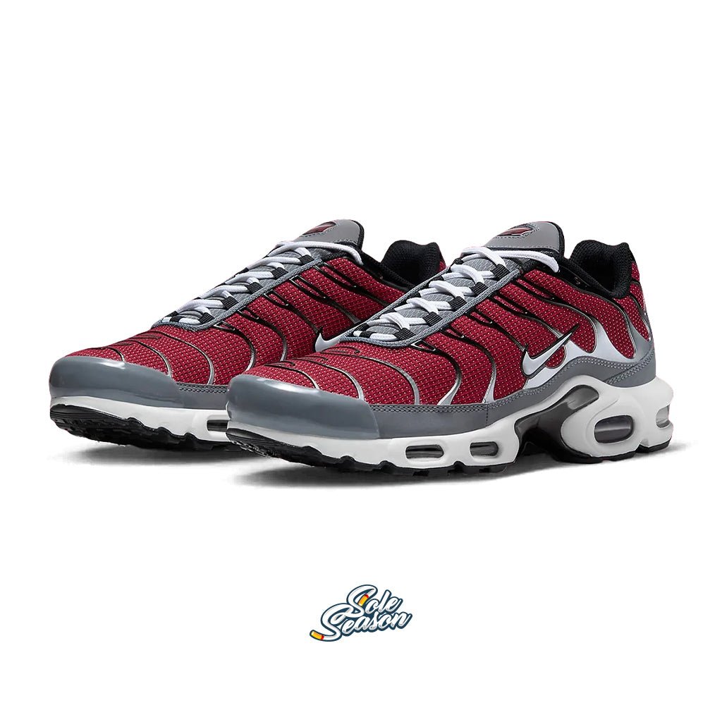 Burgundy Nike Tn - Red White Air MAX plus -