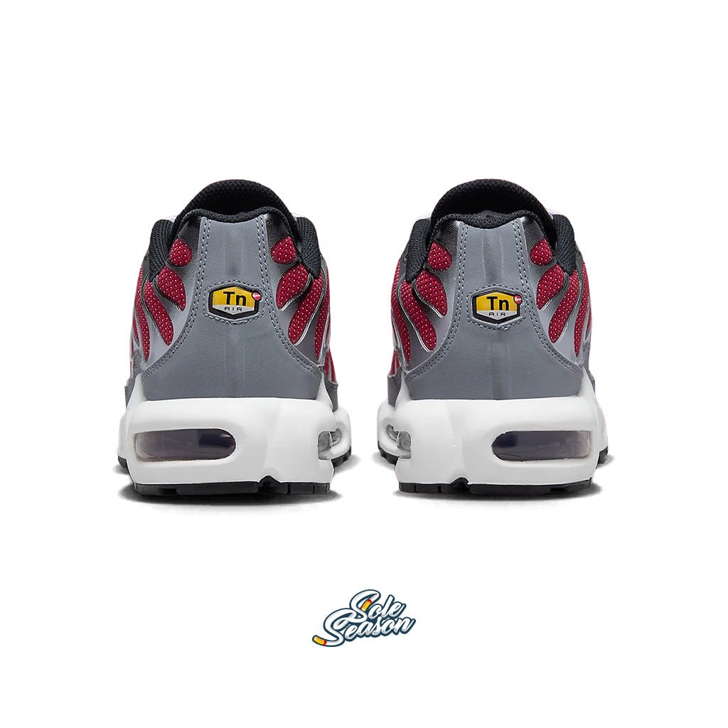 Burgundy Nike Tn - Red White Air MAX plus - rear