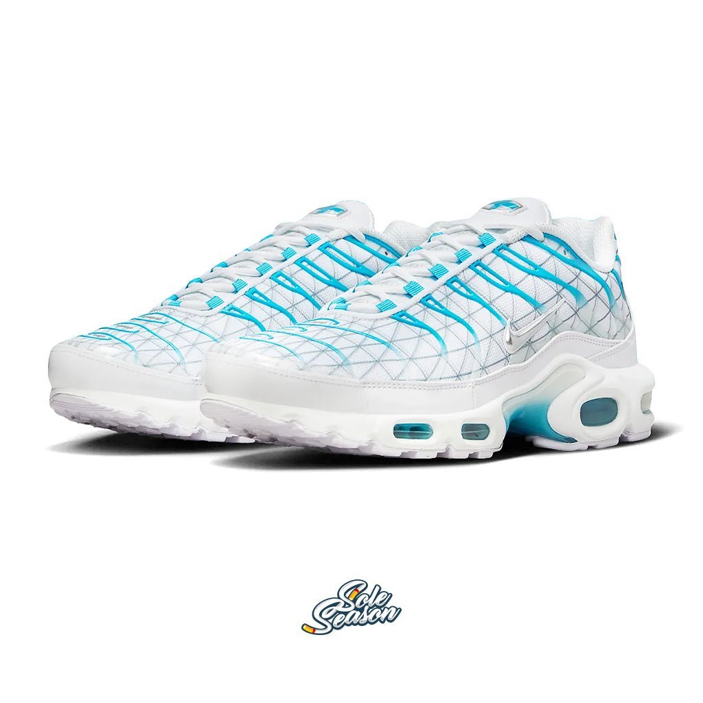 White and Blue Nike Tn - Marseille Tn - FQ2397-100