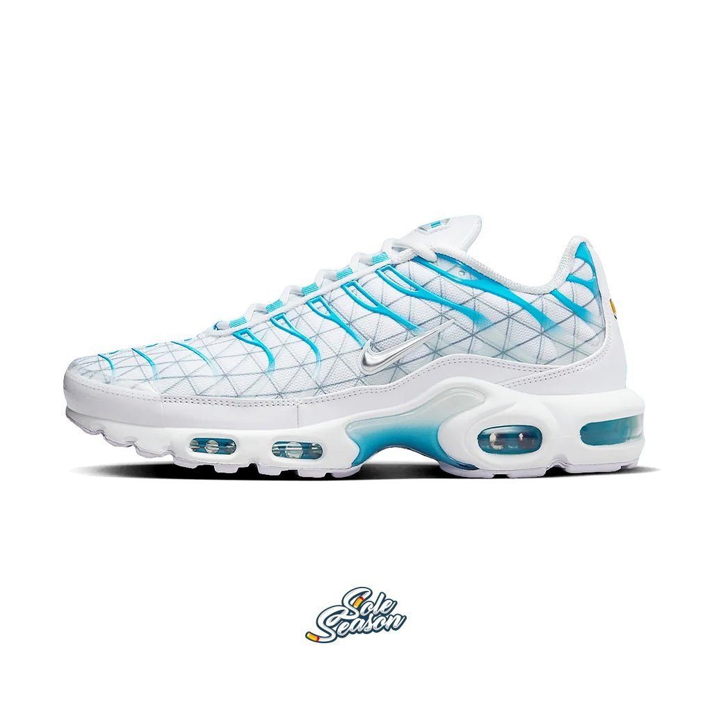 White and Blue Nike Tn - Marseille Tn - FQ2397-100