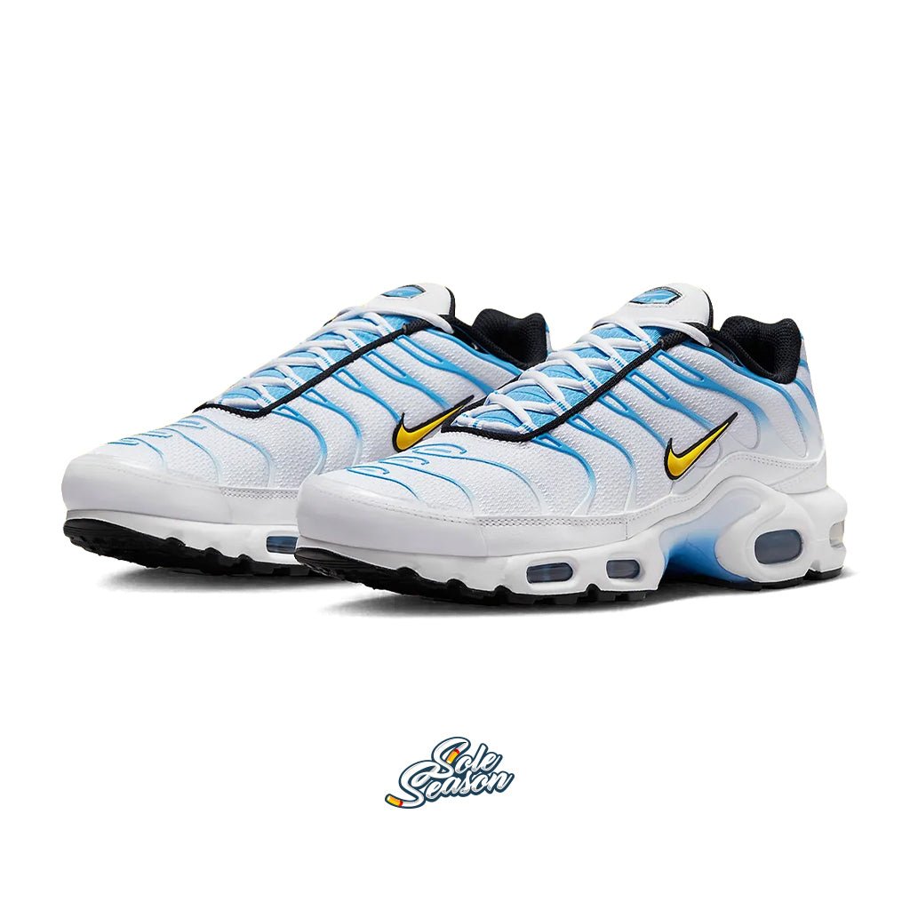 Nike tuned 1 white blue best sale