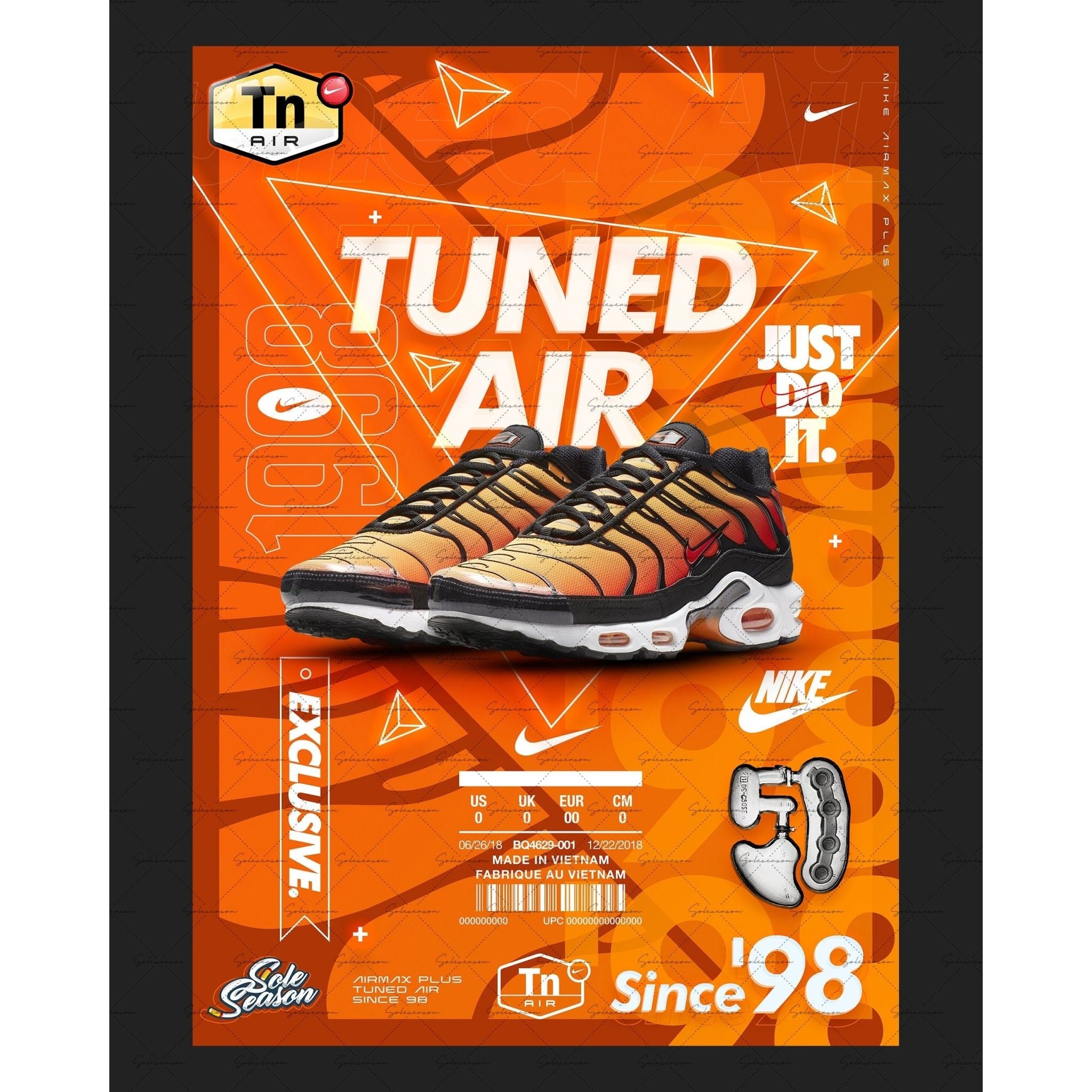 Nike Tn Sunset Poster / Print - BQ4629-001 3