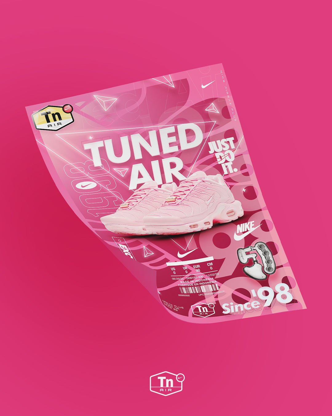 Nike Tn Pink Atlanta DH0155-600 - air max plus posters mockup