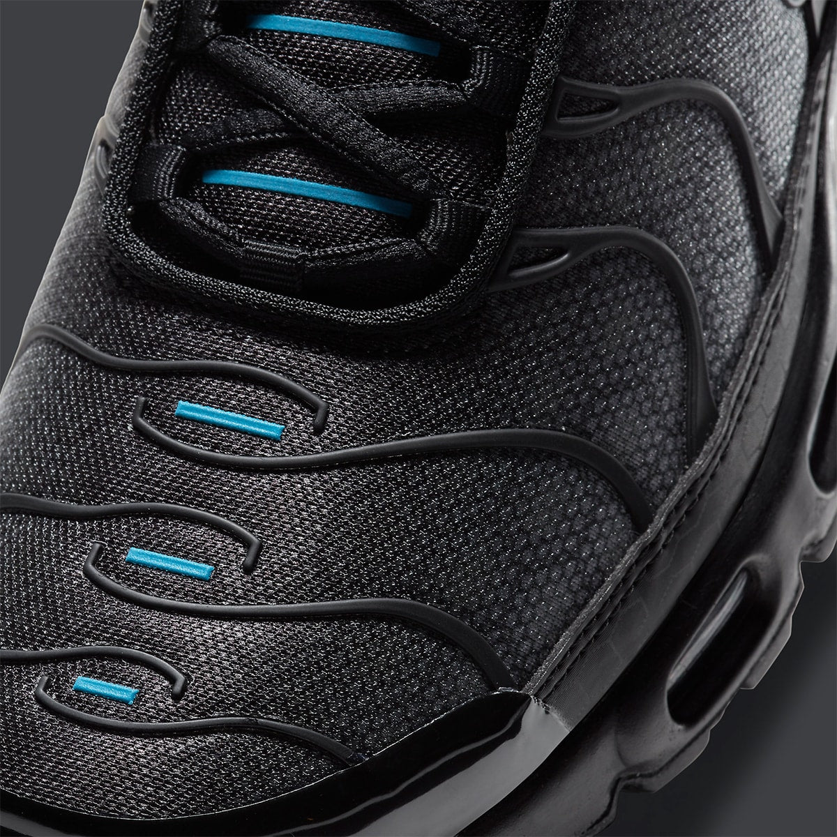 Black and blue air max plus