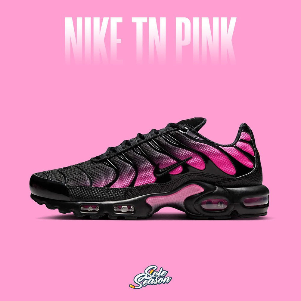 Neon Pink Heat! The Nike Tn With A Black & Pink Combo