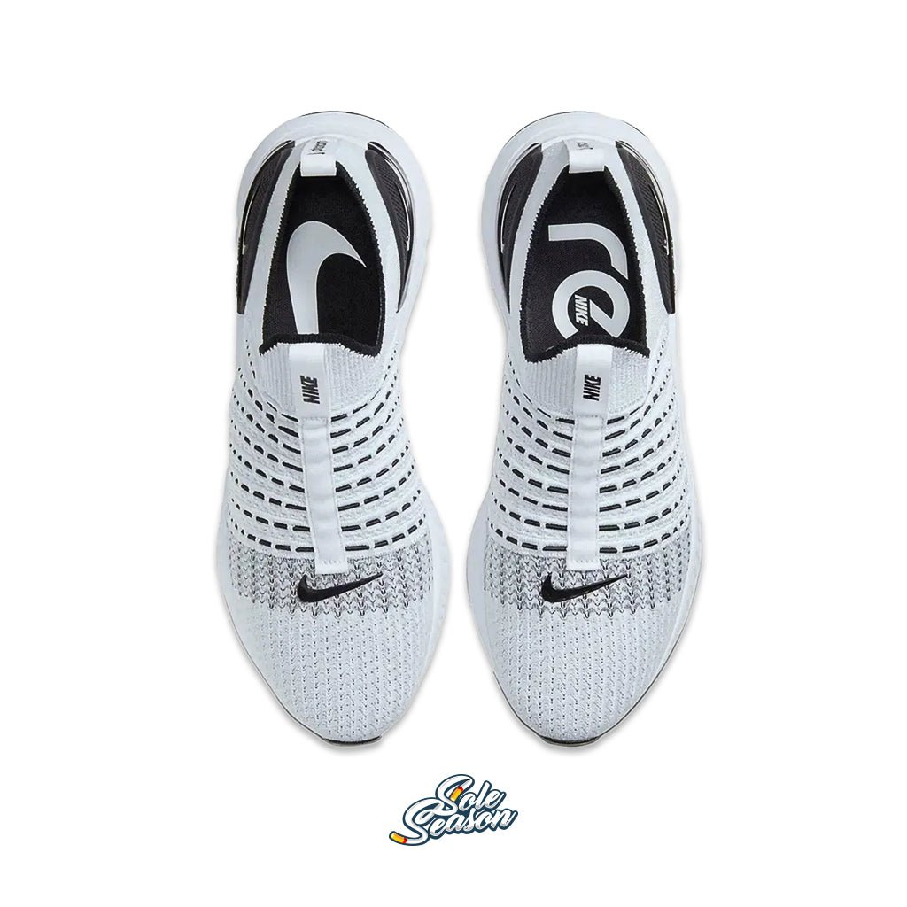 White Nike Phantom React - True White Black - CJ0277-100 top