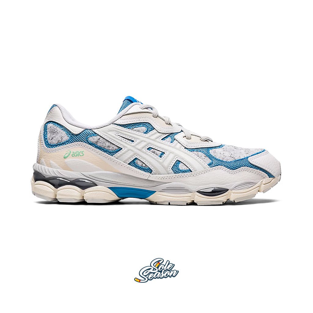 asics gel nyc - white dolphin blue - 1203A281-100