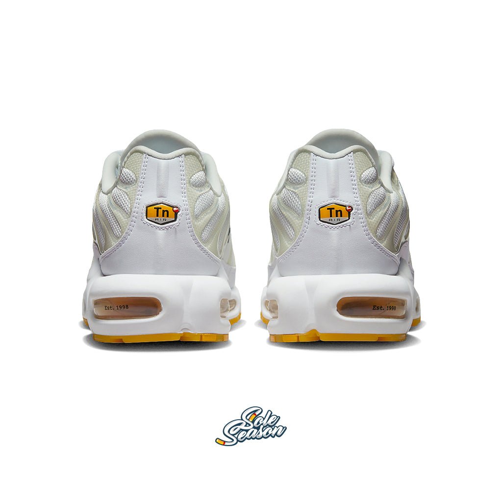 Frank Rudy Nike Tn - White and yellow Air max plus rear