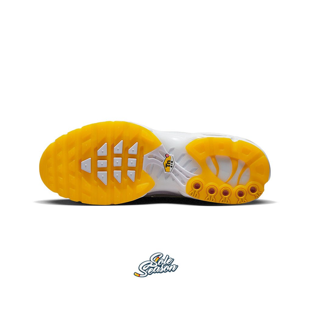 Frank Rudy Nike Tn - White and yellow Air max plus bottom