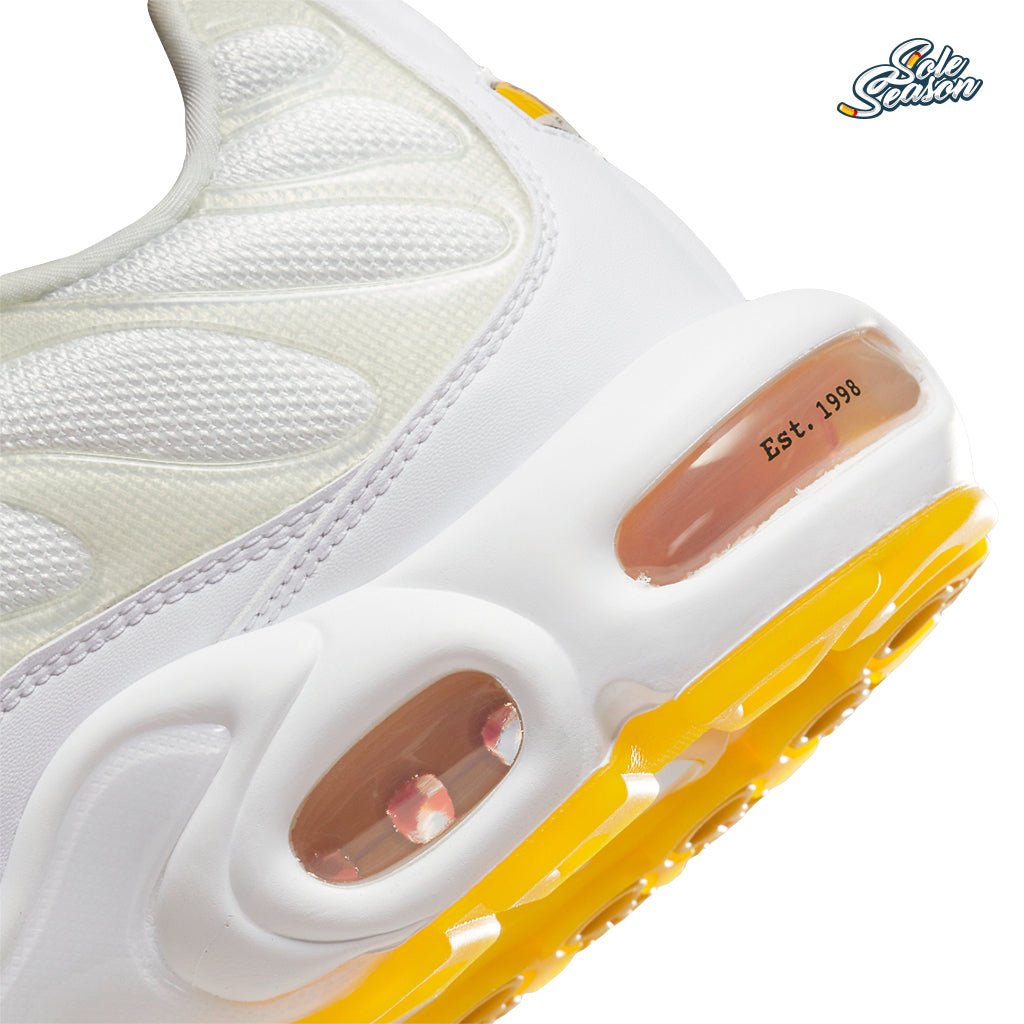 Frank Rudy Nike Tn - White and yellow Air max plus est 1998
