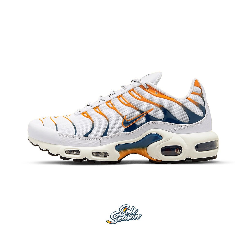 White and best sale orange nike tn