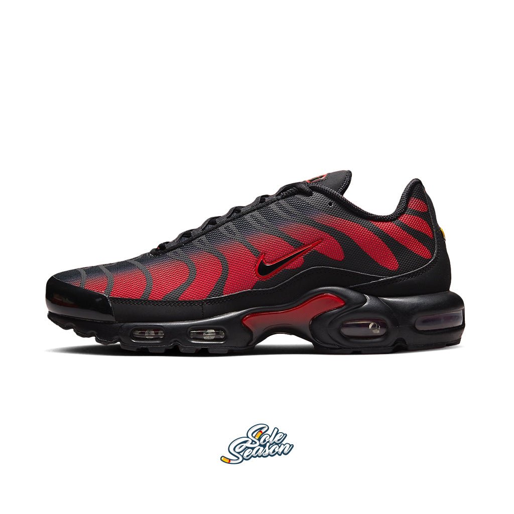 red and black nike tn reflective