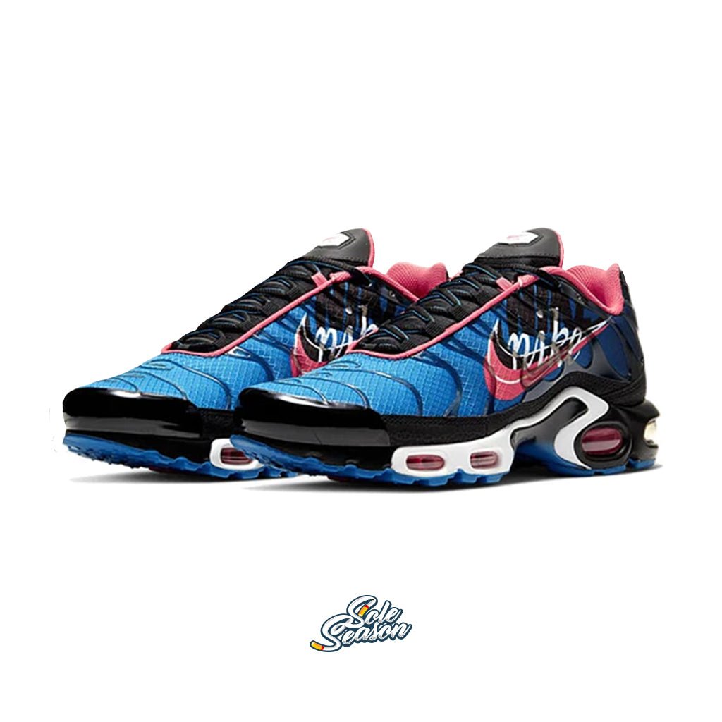 blue and pink nike tn