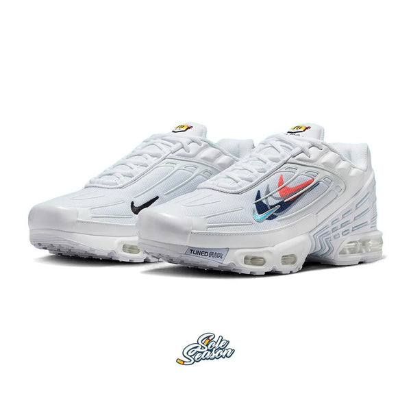 White Nike Tn3 Triple Swoosh Cocaine White Air Max Plus