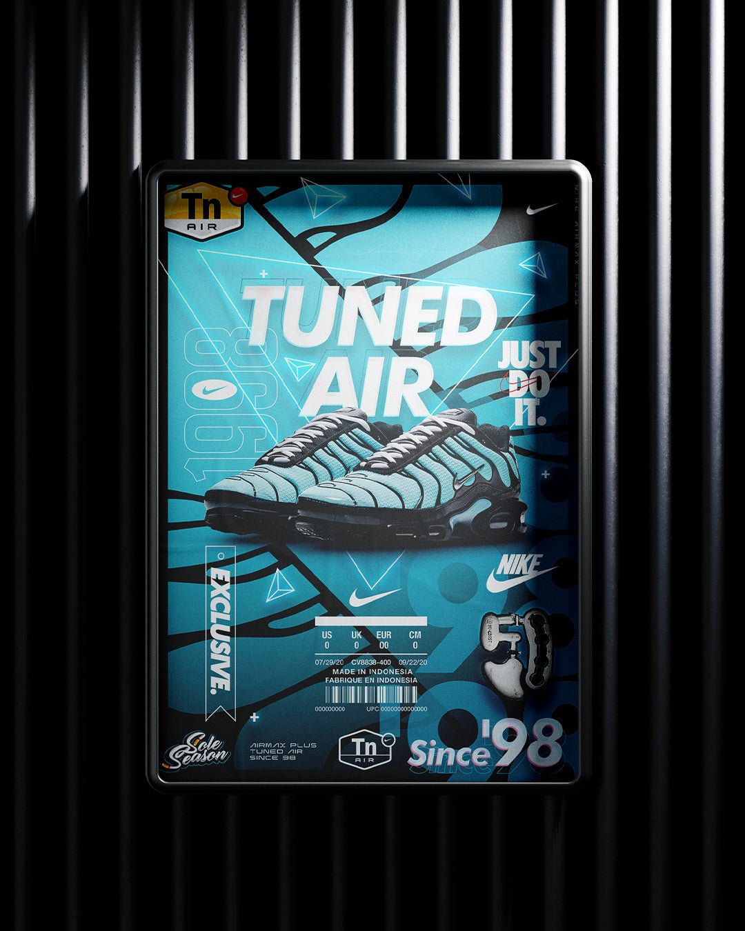 Nike Tn Dark Tiffany cv8838-400 - Poster 
