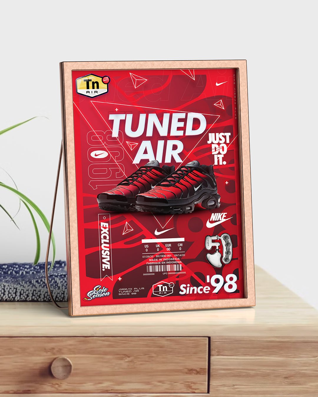Nike Tn Deadpool DC1936-001 - Air Max Plus posters prints mockup