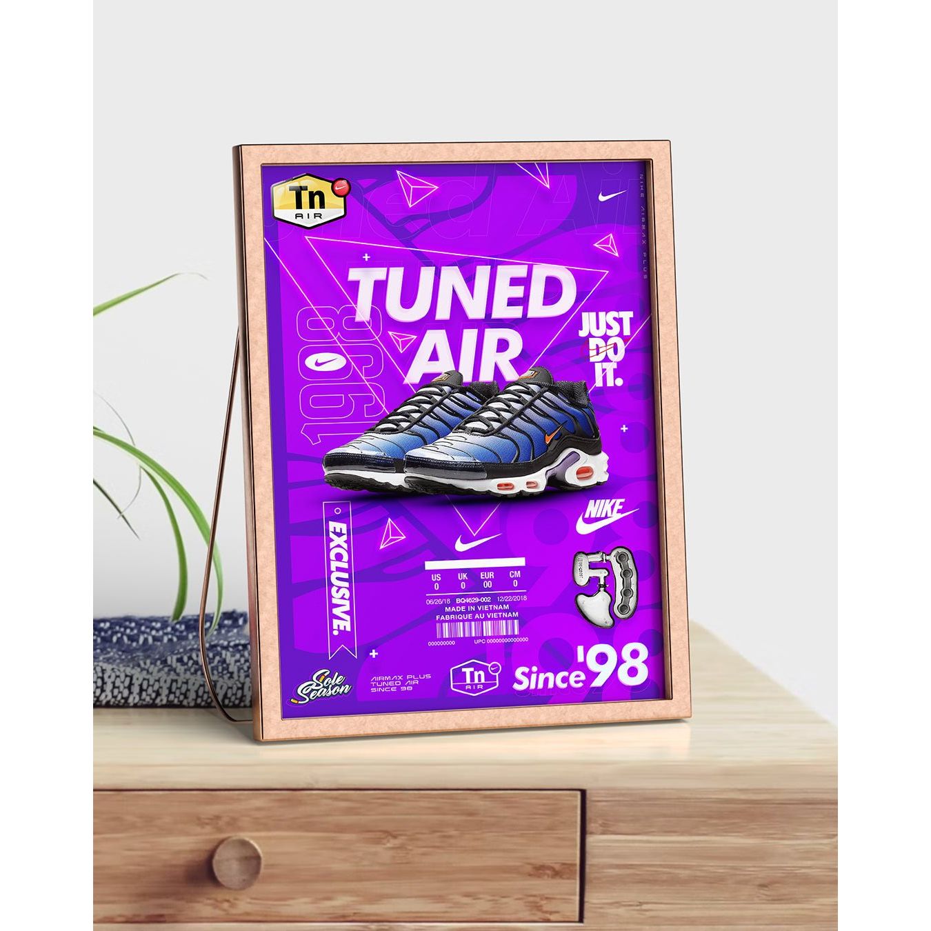 Nike Tn Purple Volt Poster / Print -  BQ4629-002 1